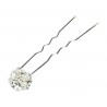 Epingles strass argent