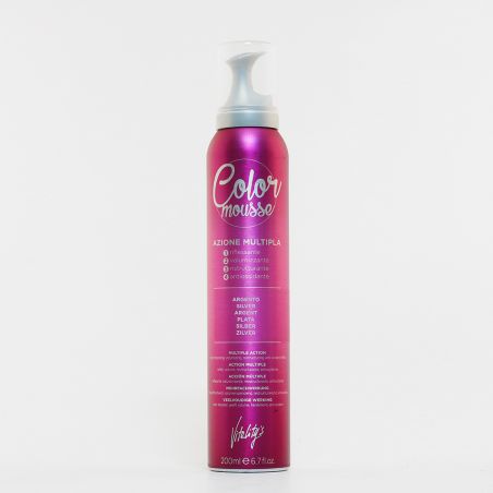 Color mousse argent