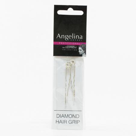 Épingles strass argent