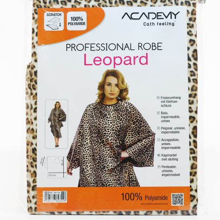 Peignoir imprimé léopard
