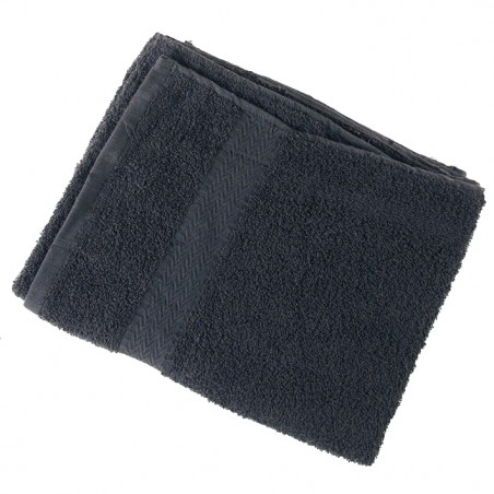 Serviette noire coton