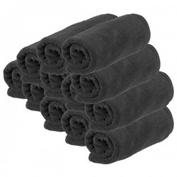Serviette microfibre Noire...