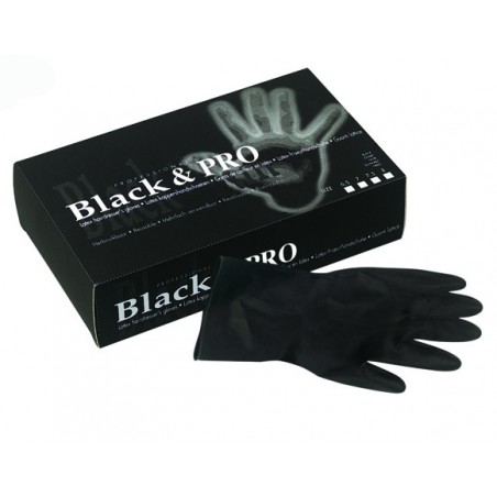 Gants en latex noires